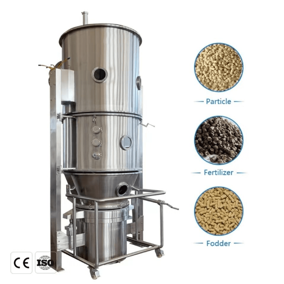 Solid preparation line granulator and coating machines